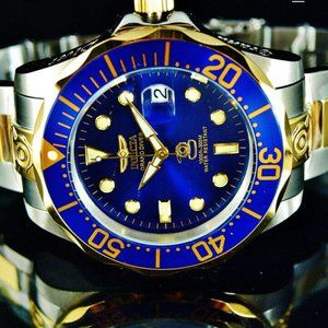 Grand Diver Invicta 18k Two Tone Watch